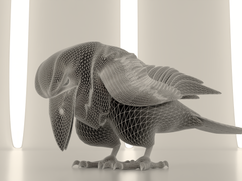 Bird Crow Modelo 3D