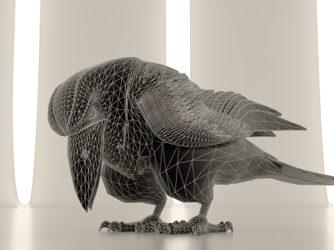 Bird Crow Modelo 3D