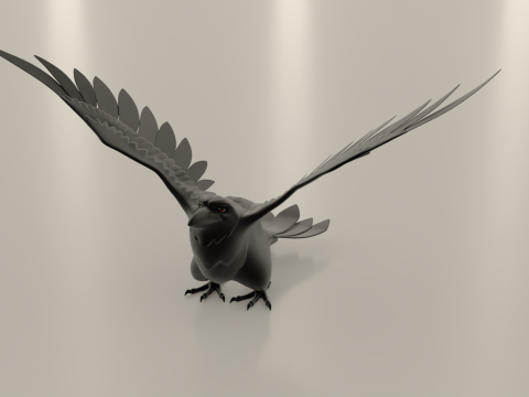 Bird Crow Modelo 3D