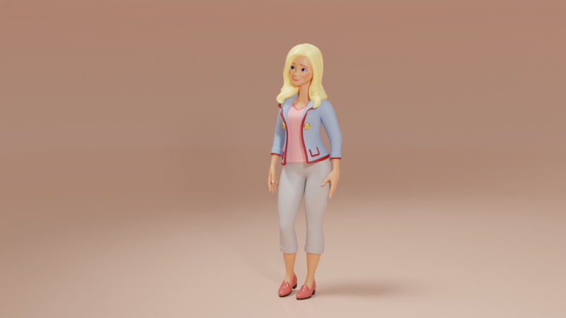 Anabelle woman Modello 3D .c4d .max .obj .3ds .fbx .stl .blend 