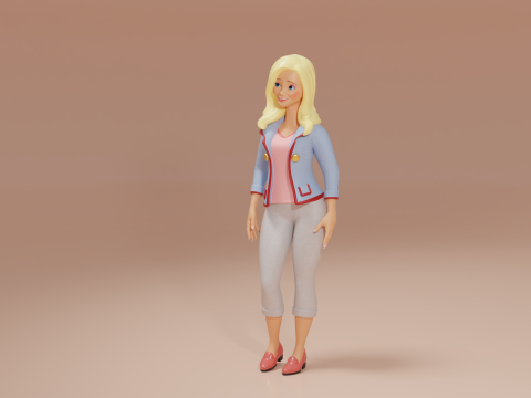 Anabelle woman 3D 模型