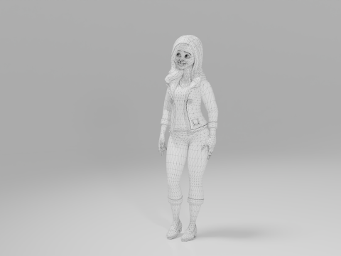 Anabelle woman Modello 3D