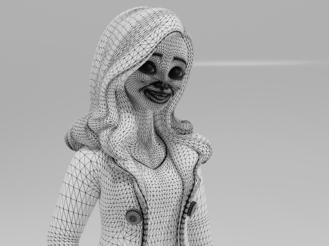 Anabelle woman Modello 3D