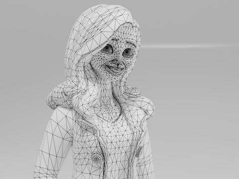 Anabelle woman Modello 3D