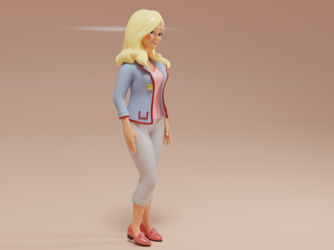 Anabelle woman Modello 3D