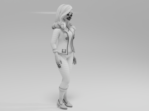 Anabelle woman Modello 3D