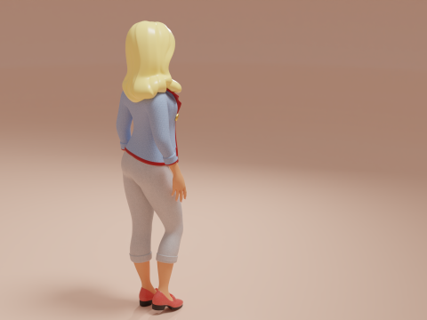 Anabelle woman Modello 3D