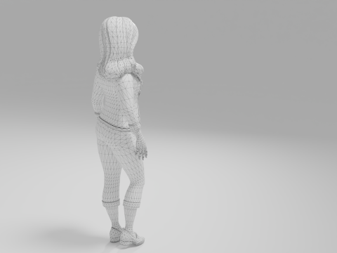 Anabelle woman Modello 3D