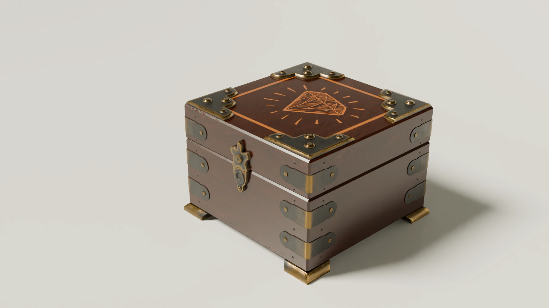 Mystery Box 3D Model .c4d .max .obj .3ds .fbx .stl .blend 