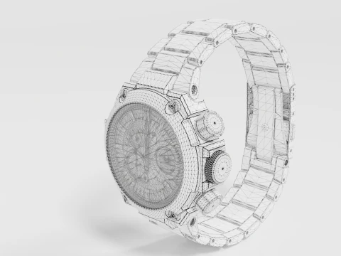 Orologio resistente agli urti Modello 3D