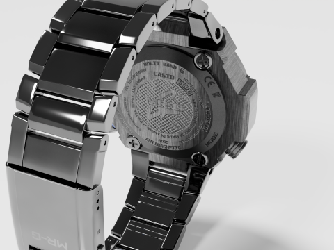 Shock resistant watch 3D Model