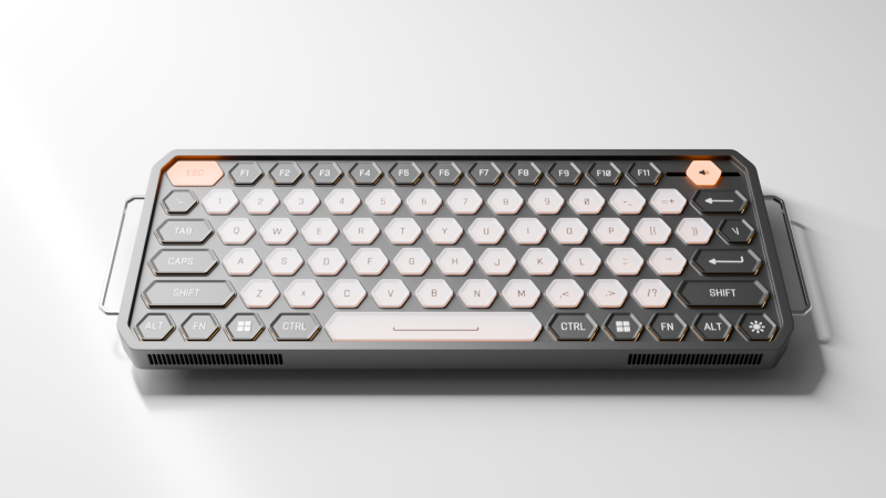 Keyboard concept Modello 3D .c4d .max .obj .3ds .fbx .stl .blend