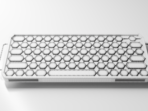 Keyboard concept Modello 3D
