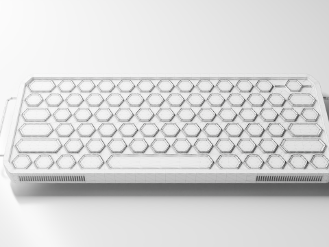 Keyboard concept Modello 3D