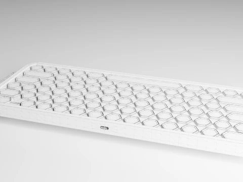 キーボードのコンセプト 3Dモデル