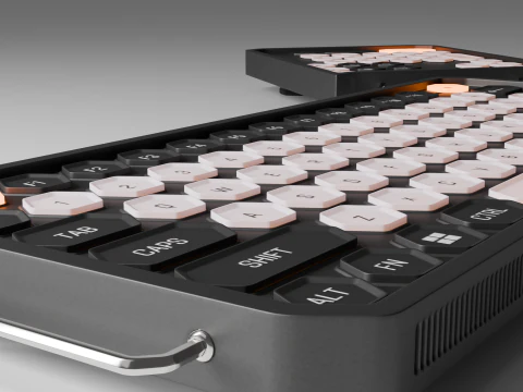 キーボードのコンセプト 3Dモデル