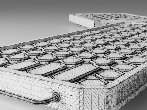 Keyboard concept Modello 3D