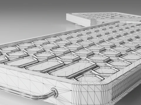 キーボードのコンセプト 3Dモデル