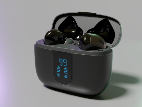 Earbuds 3Dモデル