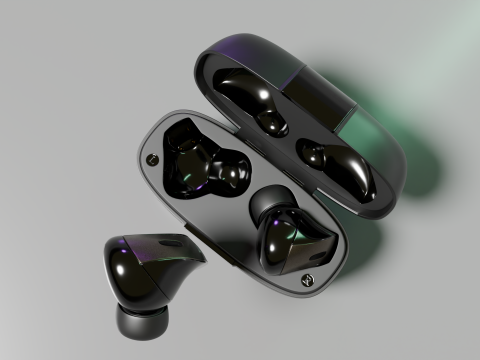 Earbuds 3Dモデル