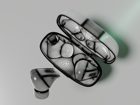 Earbuds 3Dモデル