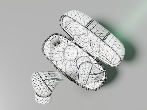 Earbuds 3Dモデル