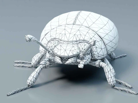 Ladybug stylized 3D Model
