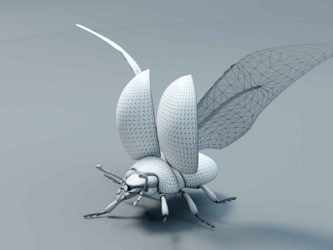 Ladybug stylized Modèle 3D