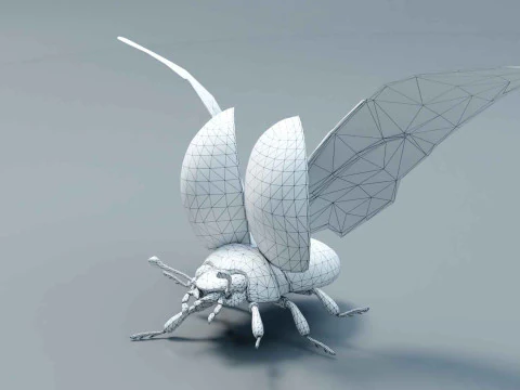 Ladybug stylized 3D Model