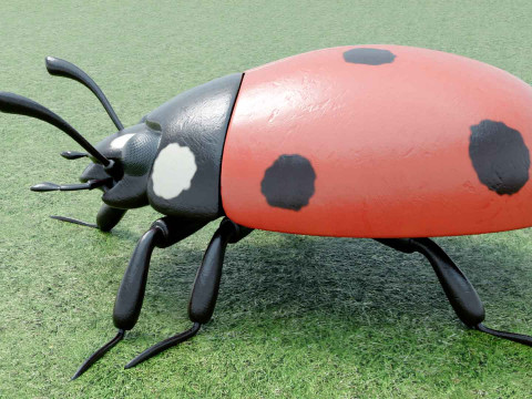 Ladybug stylized Modèle 3D