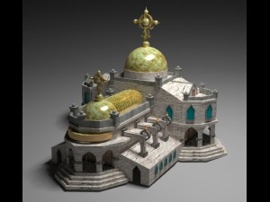 temple 3Dモデル
