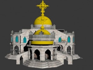 temple Modelo 3D