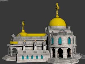 temple Modelo 3D