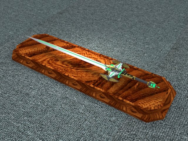 infinty sword 3D Модель .c4d .max .obj .3ds .fbx .stl .blend 