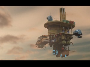 flying gas station 3Dモデル