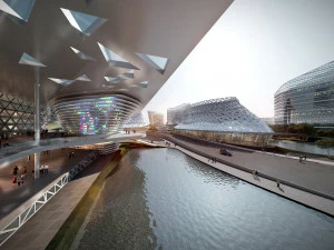 वाणिज्यिक व्यापार केंद्र 001 3D मॉडल