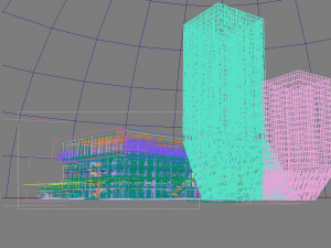 commercial business center 004 3D Model