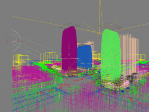 commercial business center 007 3D Model