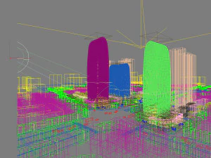 commercial business center 007 3D Model