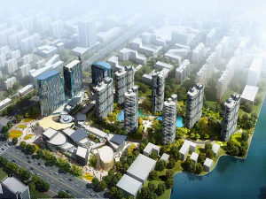 商业商务中心008 3D 模型