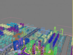 commercial business center 008 3D Model