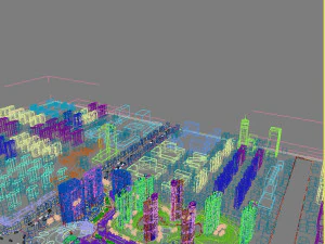 commercial business center 008 3D Model