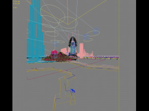 commercial business center 012 3D 모델