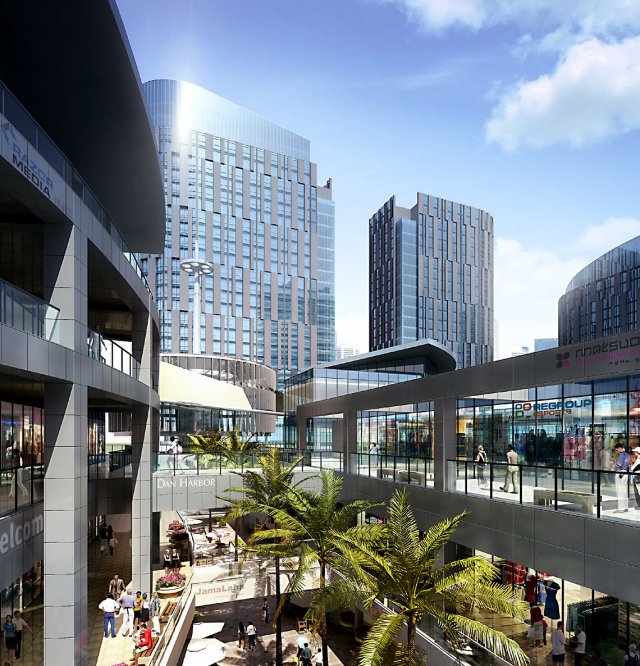 commercial business center 014 3D Model .c4d .max .obj .3ds .fbx .stl .blend