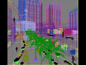 commercial business center 014 3D Model