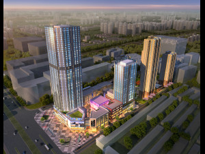 commercial business center 021 Modelo 3D