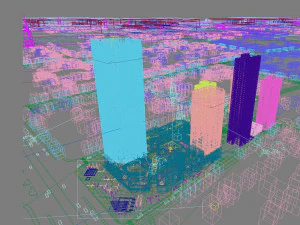 commercial business center 021 3D Model