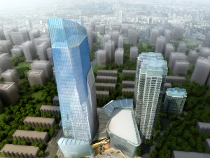 centro de negocios comercial 022 Modelo 3D