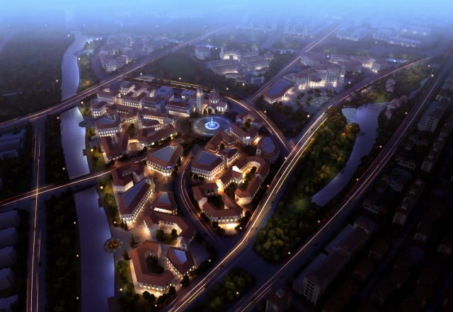 centro de neg&oacute;cios comercial 023 Modelo 3D .c4d .max .obj .3ds .fbx .stl .blend 