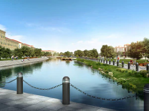 centro de neg&oacute;cios comercial 023 Modelo 3D